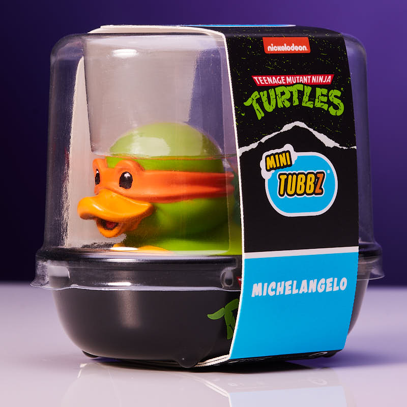 Official Teenage Mutant Ninja Turtles Michelangelo Mini TUBBZ画像