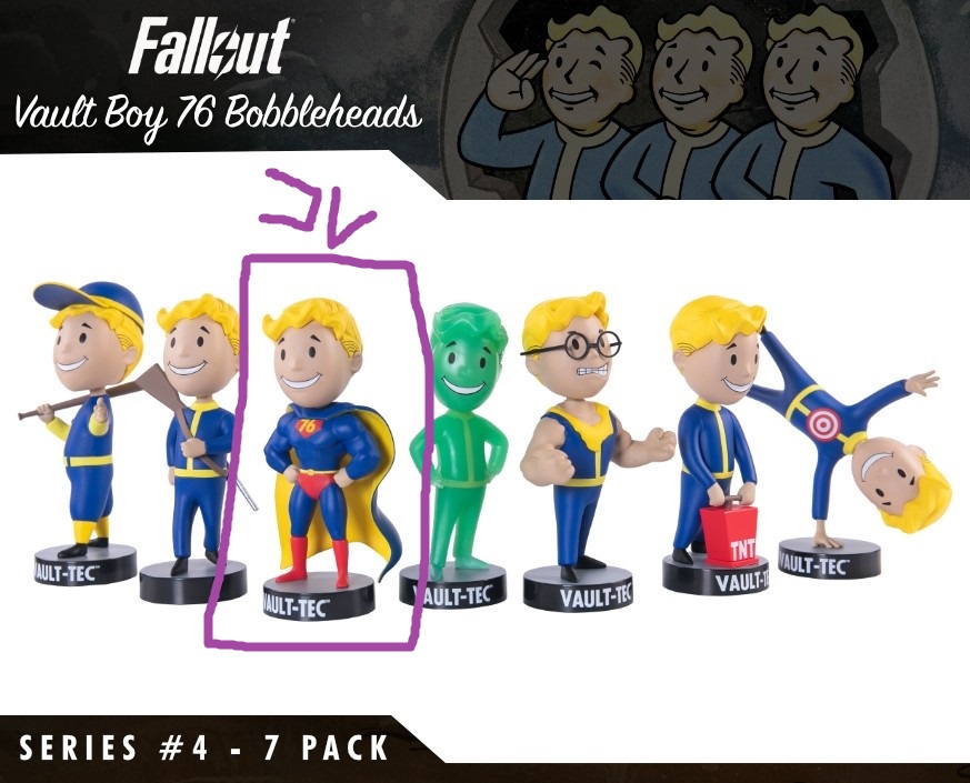 Fallout 76 Vault Boy 76 5-Inch BH4 Toughness画像