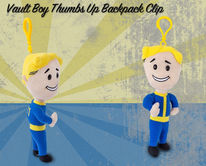 Fallout 4 Vault Boy 111 Thumbs Up backpack clipの画像