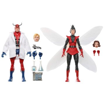 Marvel Legends Avengers Hank Pym(Giant-Man) and Janet Van Dyne(Wasp) 6-Inch Action Figure 2-Pack画像