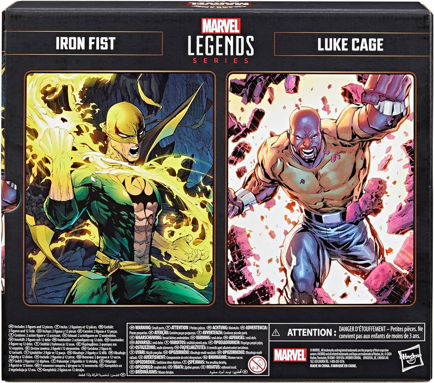 Marvel Legends Celebrating 85 Years Iron Fist and Luke Cage 6-Inch Action Figure 2-Pack画像