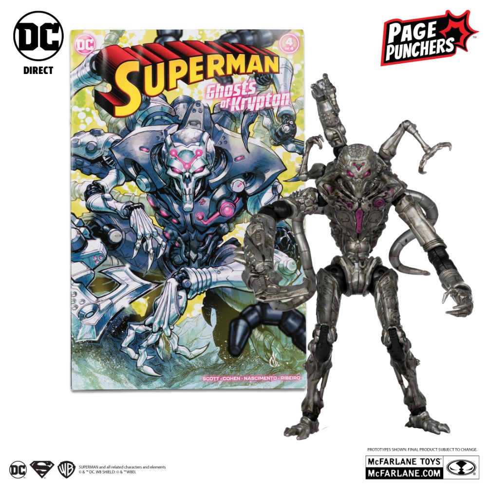 DCダイレクト DC Direct Brainiac(Superman: Ghosts of Krypton)(Page Punchers)の画像