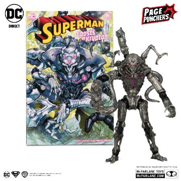 DC Direct BRAINIAC 7″ FIGURE WITH SUPERMAN: GHOSTS OF KRYPTON COMIC (PAGE PUNCHERS)の画像