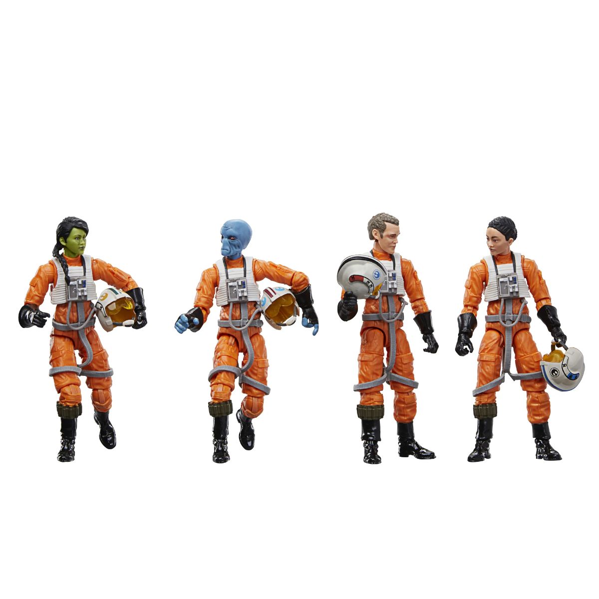 Star Wars TVC X-Wing Pilot 3 3/4-Inch Action Figure 4-Packの画像