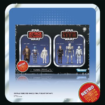Star Wars Retro Collection Star Wars Episode II & Episode III Multipackの画像