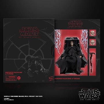 Star Wars TBS RotJ Emperor Palpatine & Throne 6-Inch Action Figure 2-Pack画像
