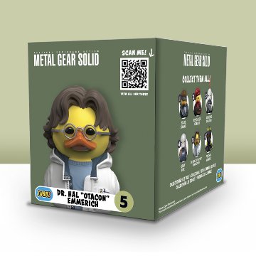 Official Metal Gear Solid Dr. Hal “Otacon” Emmerich TUBBZ (Boxed Edition)画像