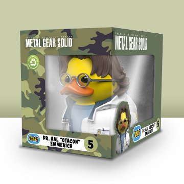 Official Metal Gear Solid Dr. Hal “Otacon” Emmerich TUBBZ (Boxed Edition)の画像