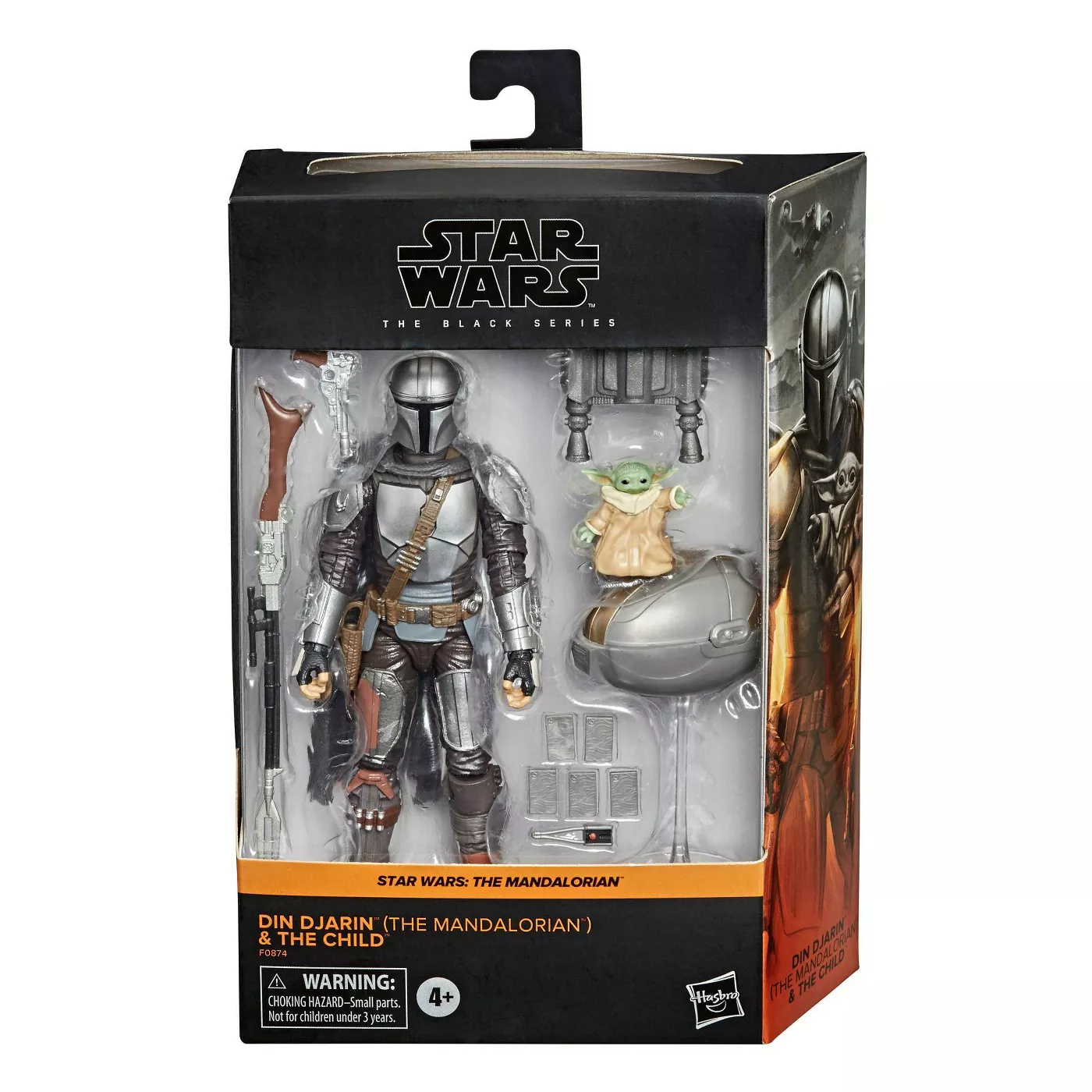 Star Wars TBS Din Djarin(The Mandalorian) and The Child 6-Inch Action Figure画像