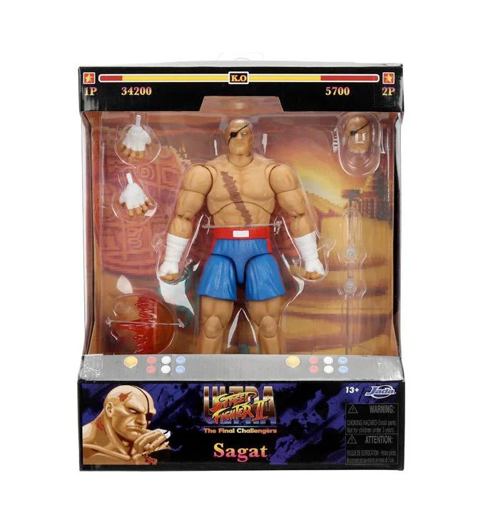 ストリートファイター２ サガット Sagat ６インチアクションフィギュア デラックスセットの画像