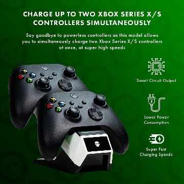 Xbox Series X and Series S Fast Charge Twin Charging dock画像