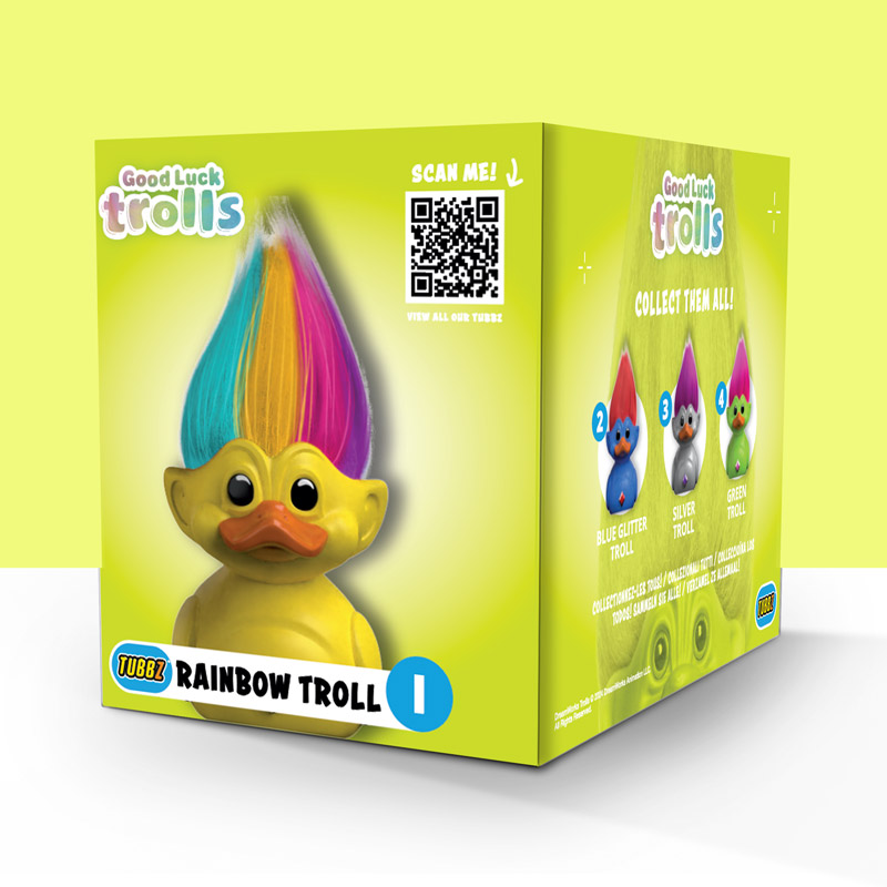 Official Trolls Rainbow Troll TUBBZ (Boxed Edition)の画像