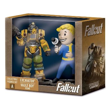 Fallout エクスカベーター & ボルトボーイ(Gun) ミニフィギュア デスクローBAFの画像