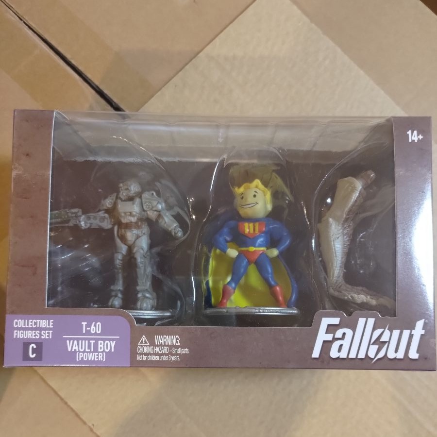 Fallout T-60 & ボルトボーイ(Power) ミニフィギュア デスクローBAFの画像