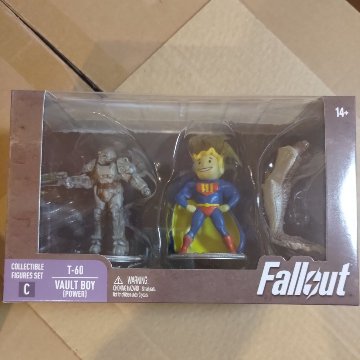 Fallout T-60 & ボルトボーイ(Power) ミニフィギュア デスクローBAFの画像