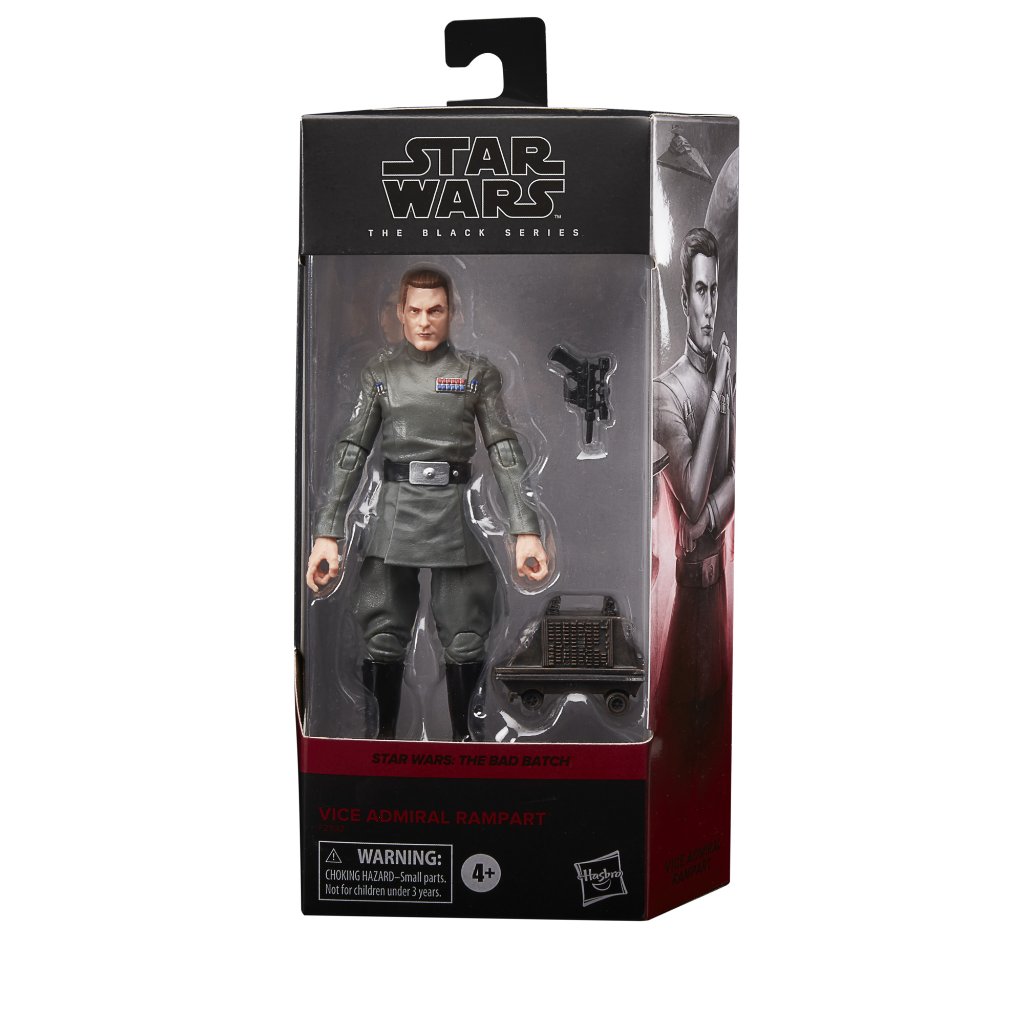 Star Wars TBS Vice Admiral Rampart 6-Inch Action Figureの画像