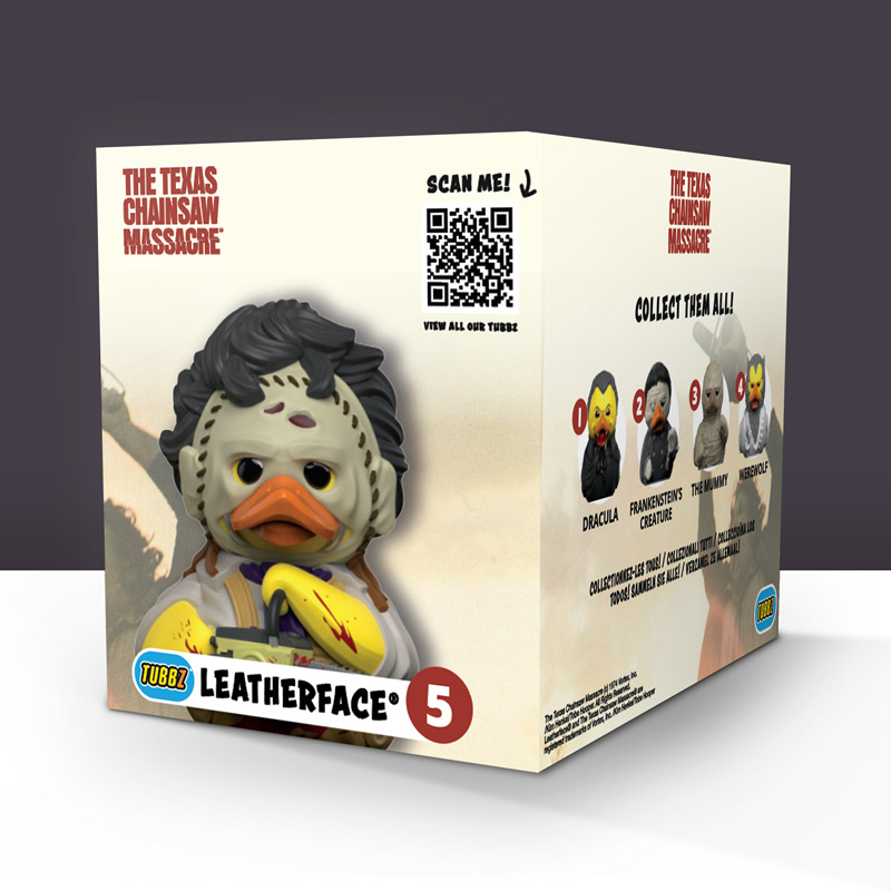Official Texas Chainsaw Massacre ‘Leatherface’ TUBBZ (Boxed Edition)の画像