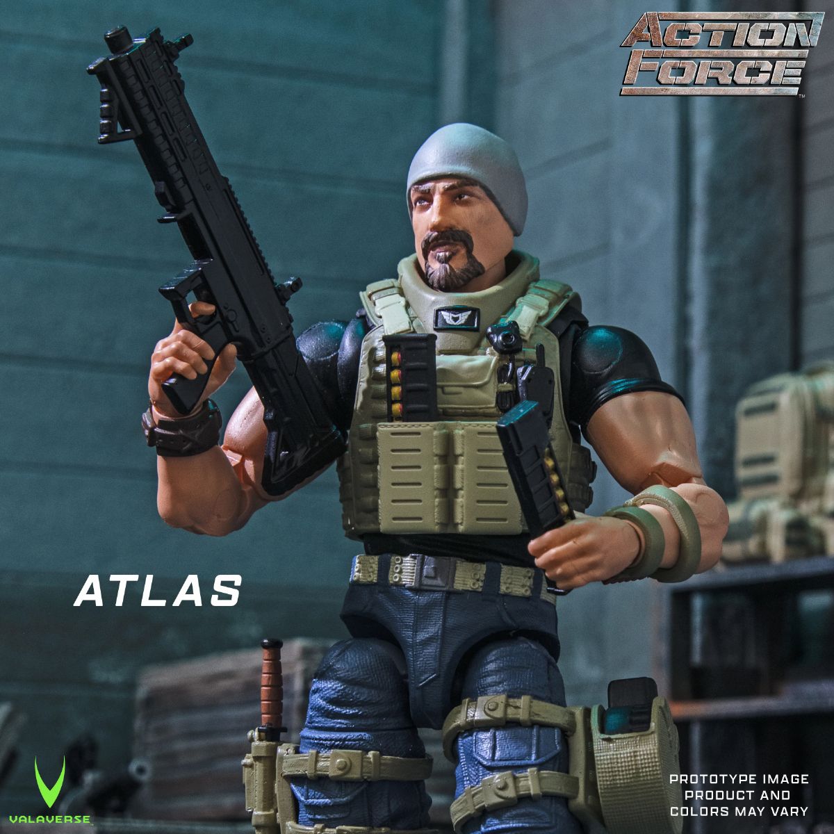 Valaverse Action Force Series 5 Atlas 6-Inch Action Figureの画像