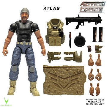 Valaverse Action Force Series 5 Atlas 6-Inch Action Figureの画像