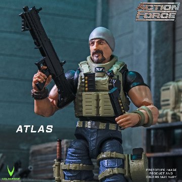 Valaverse Action Force Series 5 Atlas 6-Inch Action Figureの画像