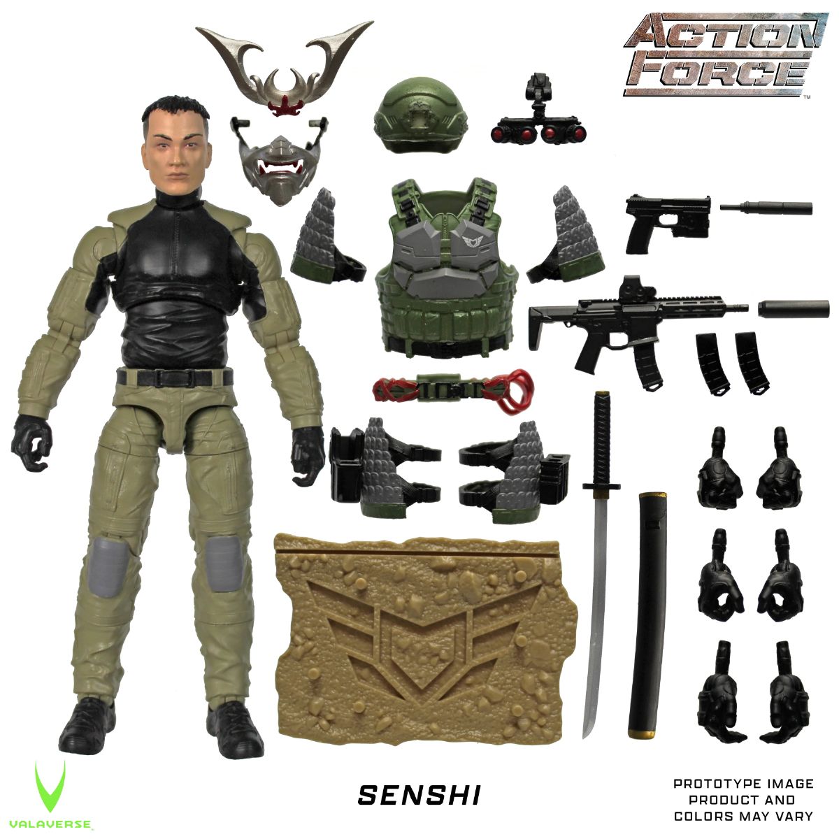 Valaverse Action Force Series 5 Senshi 6-Inch Action Figureの画像