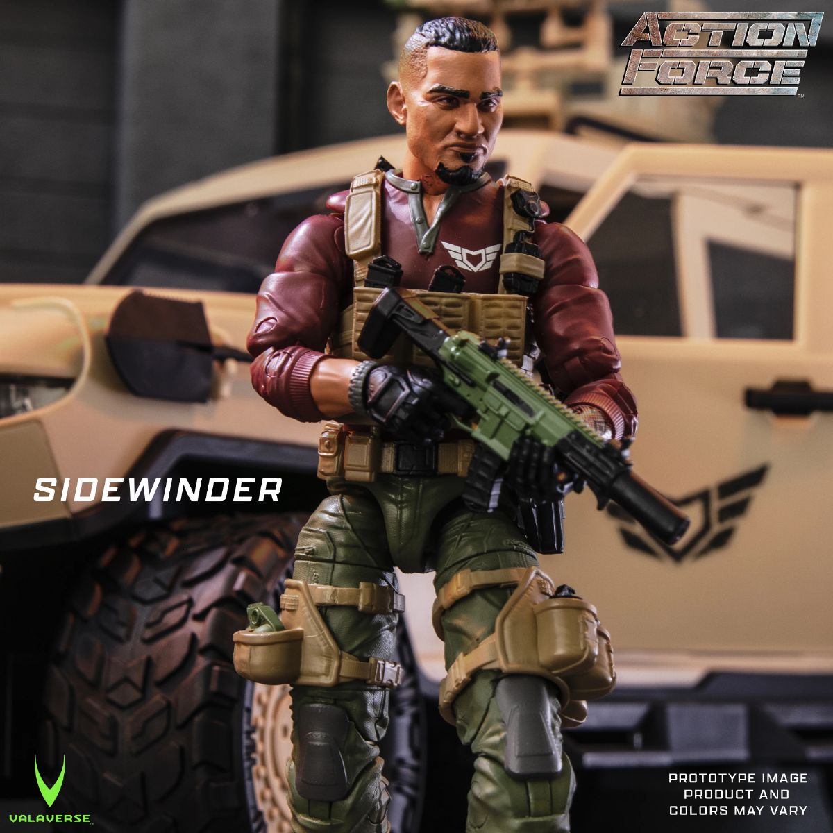 Valaverse Action Force Series 5 Sidewinder 6-Inch Action Figureの画像