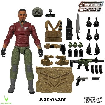 Valaverse Action Force Series 5 Sidewinder 6-Inch Action Figureの画像