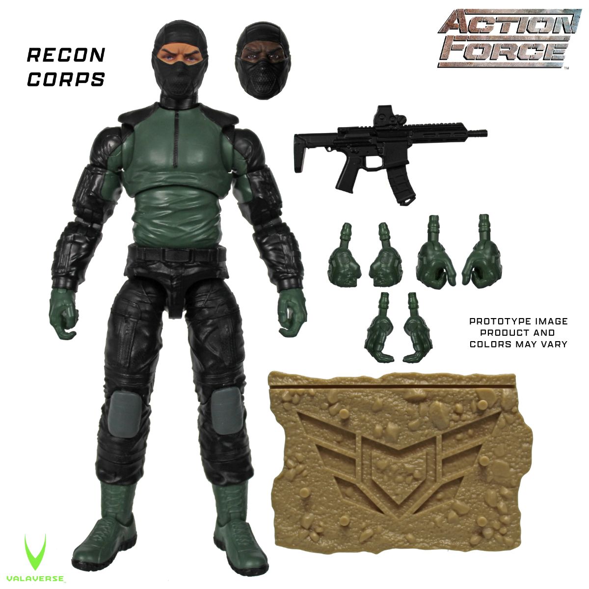 Valaverse Action Force Series 5 Recon Corps 6-Inch Action Figureの画像