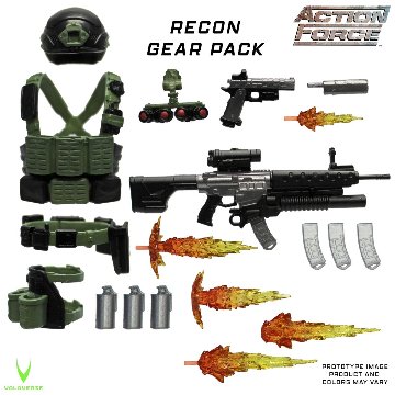 Valaverse Action Force Series 5 Recon Gear Pack 1/12 Scaleの画像