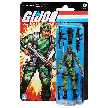 G.I. Joe Classified Series Retro Cardback Sgt. Stalker 6-Inch Action Figureの画像