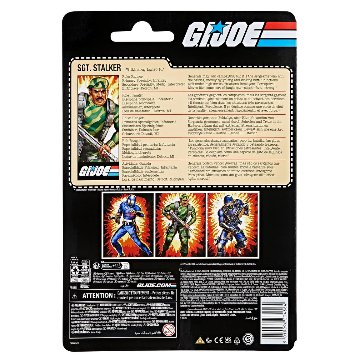 G.I. Joe Classified Series Retro Cardback Sgt. Stalker 6-Inch Action Figureの画像