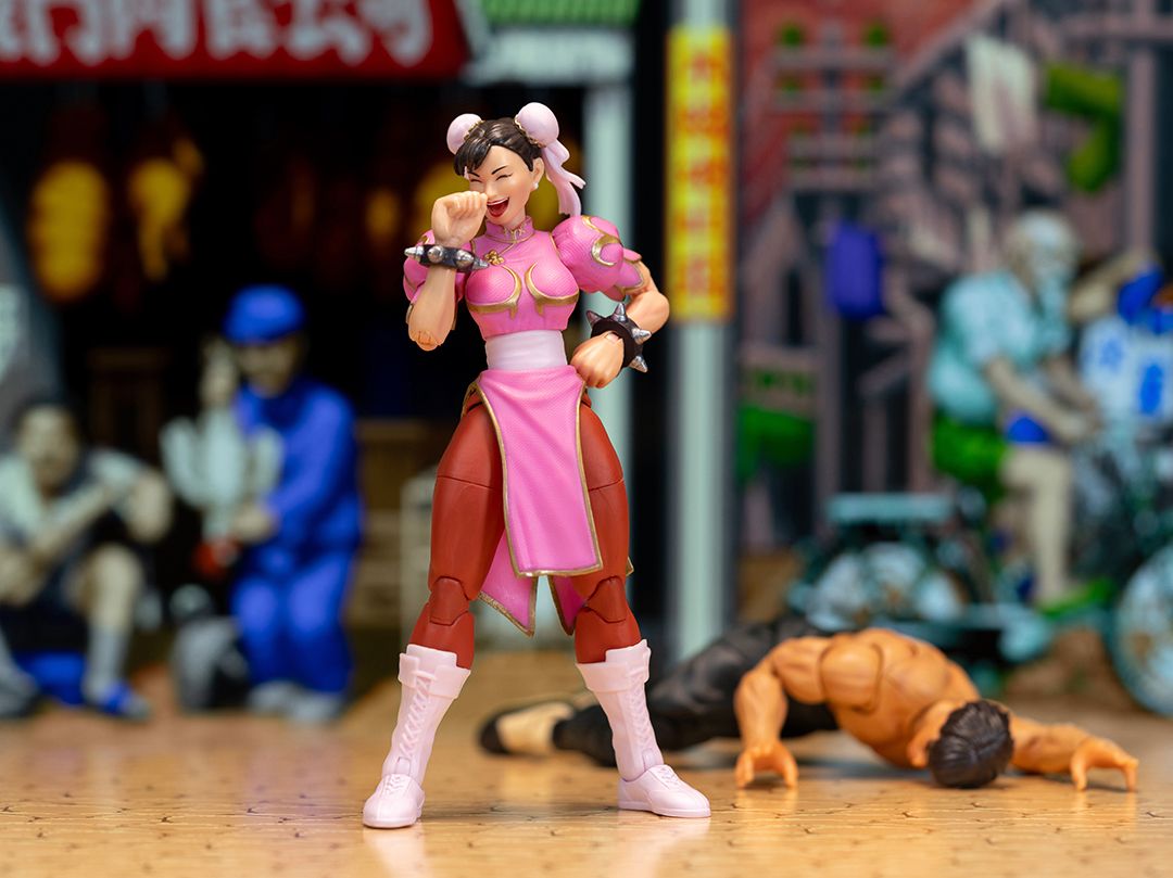 Ultra Street Fighter II Chun-Li 2P Color Pink(DELUXE) 6-Inch Action Figureの画像