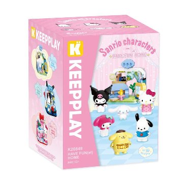 Keeppley K20849 Sanrio Characters HAVE FUN at HOME コンプリートセット(全6種)の画像