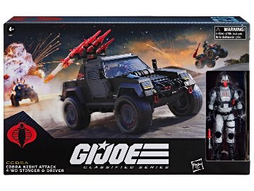 G.I. Joe Classified Series Cobra Night Attack 4-WD Stinger & Driver(120) 6-Inch Action Figureの画像