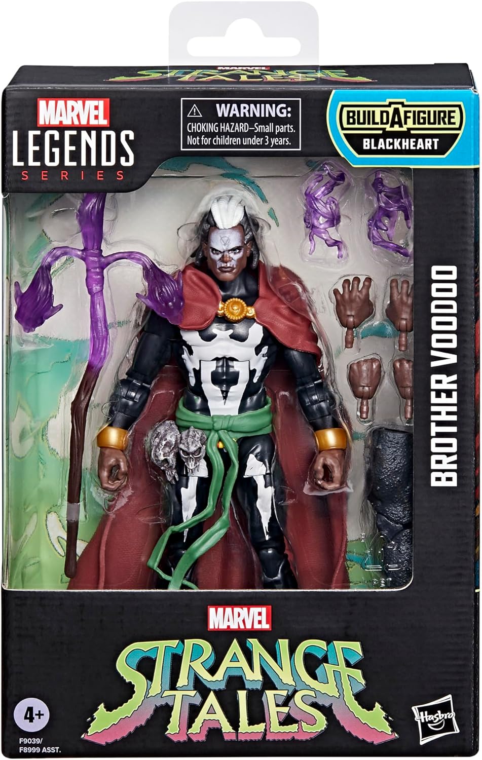 Marvel Legends BAF Blackheart Strange Tales Brother Voodoo 6-Inch Action Figureの画像