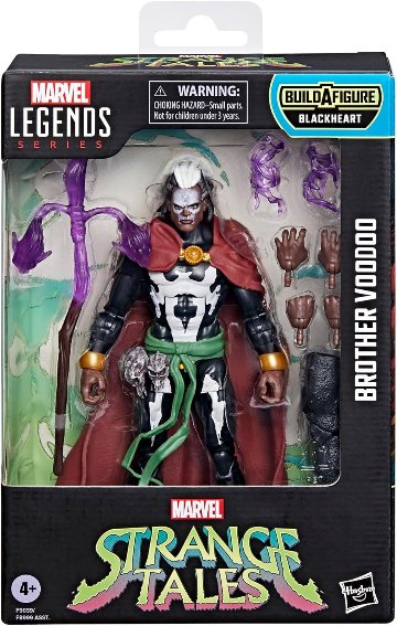 Marvel Legends BAF Blackheart Strange Tales Brother Voodoo 6-Inch Action Figureの画像