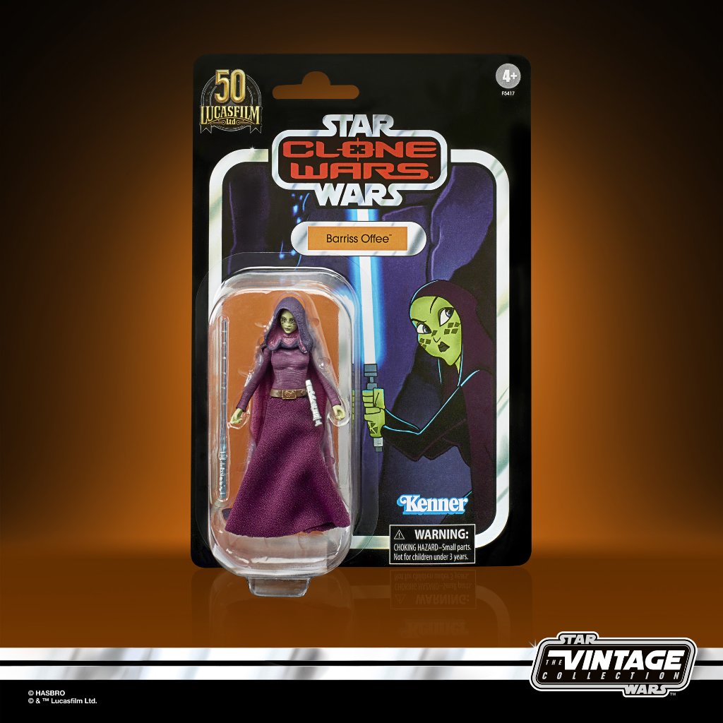 Star Wars TVC Star Wars: Clone Wars Barriss Offee 3 3/4-Inch Action Figureの画像