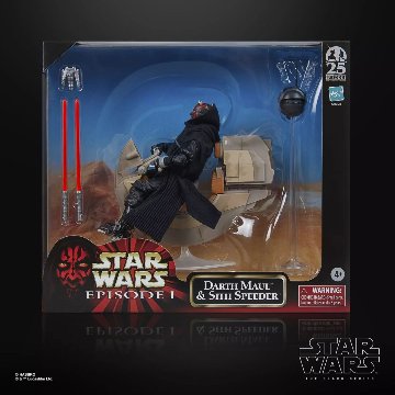 Star Wars TBS tPM Darth Maul & Sith Speeder 6-Inch Action Figureの画像