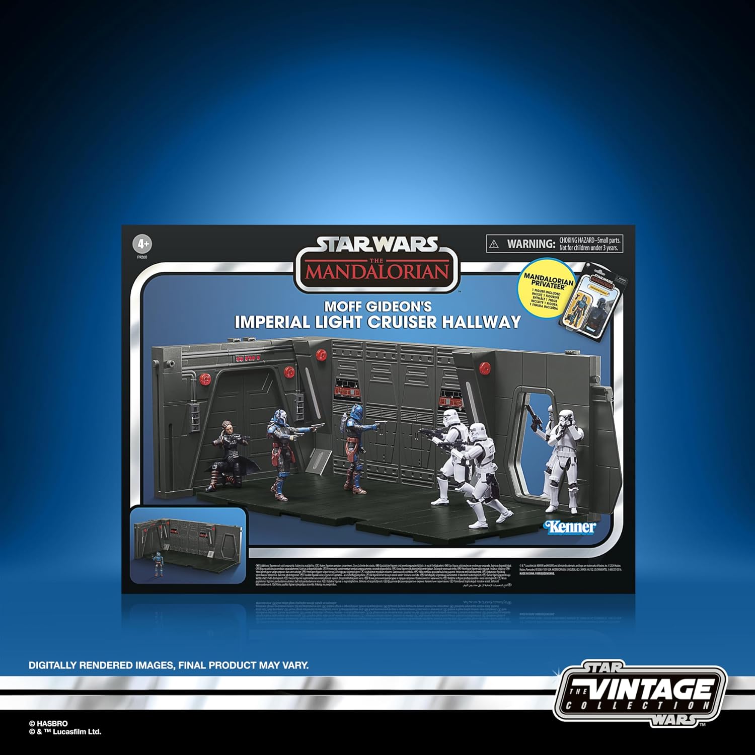 Star Wars TVC the Mandalorian Moff Gideon's Imperial Light Cruiser Hallway Playsetの画像