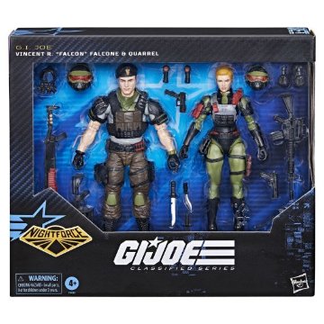 G.I. Joe Classified Series Nightforce Vincent R. "Falcon" Falcone & Quarrel(138) 2-Packの画像