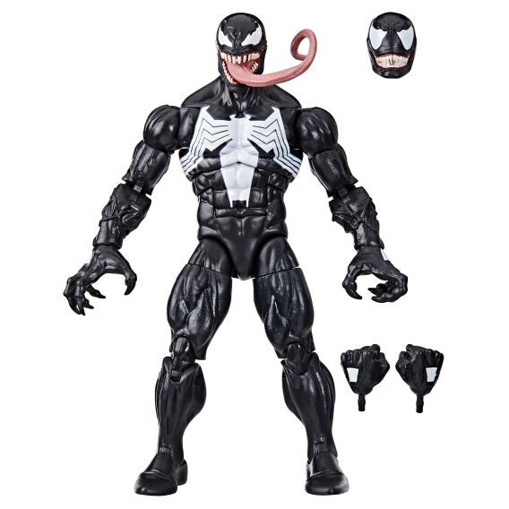 Marvel Legends Celebrating 85 Years Retro Cardback Spider-Man Venom 6-Inch Action Figureの画像