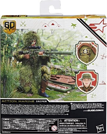 G.I. Joe Classified Series 60th Anniv Action Marine Sniper 6-Inch Action Figureの画像