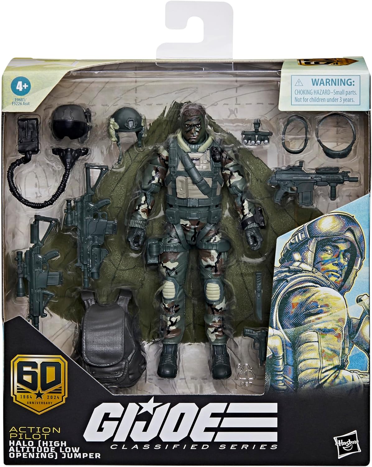 G.I. Joe Classified Series 60th Anniv Action Pilot HALO(High Altitude Low Opening) Jumperの画像