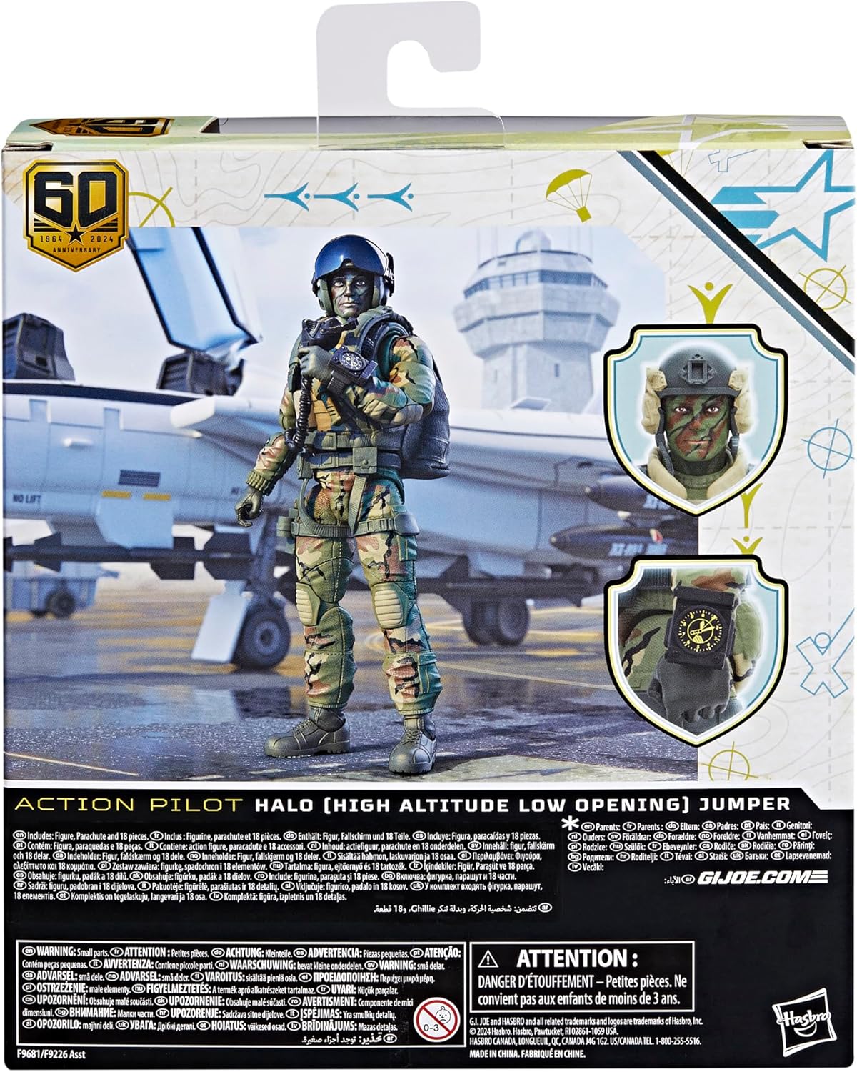 G.I. Joe Classified Series 60th Anniv Action Pilot HALO(High Altitude Low Opening) Jumperの画像