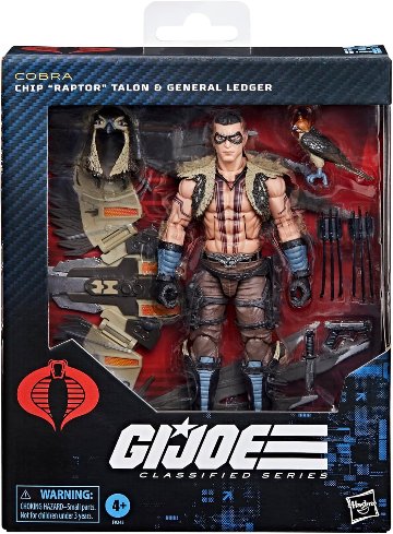 G.I. Joe Classified Series Cobra Chip "Raptor" Talon & General Ledger(139) 6-Inch Action Figureの画像