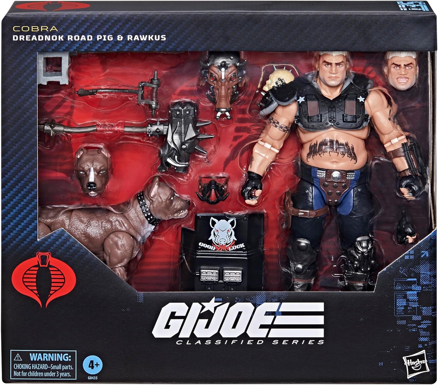 G.I. Joe Classified Series Cobra Dreadnok Road Pig & Warkus(135) 6-Inch Action Figureの画像