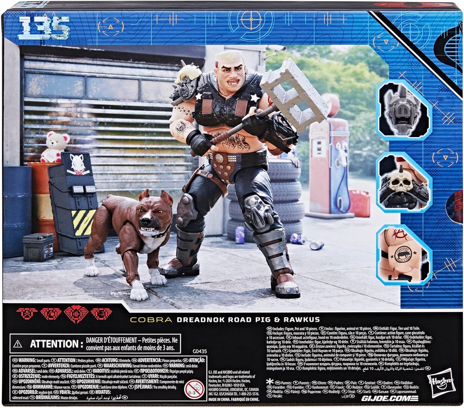 G.I. Joe Classified Series Cobra Dreadnok Road Pig & Warkus(135) 6-Inch Action Figureの画像