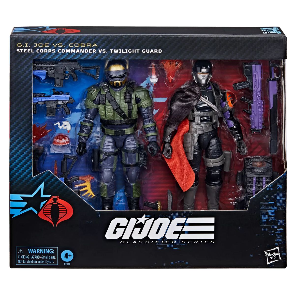 G.I. Joe Classified Series Steel Corps Commander Vs. Twilight Guard(141) 6-Inch Action Figure 2-Packの画像