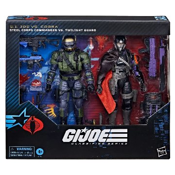 G.I. Joe Classified Series Steel Corps Commander Vs. Twilight Guard(141) 6-Inch Action Figure 2-Packの画像