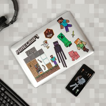 Minecraft Gadget Decals Stickers画像
